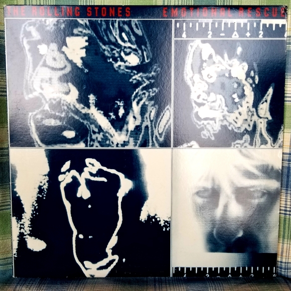 Rolling Stones-Emotional Rescue-Vinyl Record Album - Picture 1 of 3
